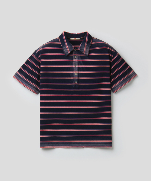 SUNSTRIPE POLO (PINK)
