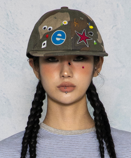 GC078 아이콘팩 카모 볼 캡 (GREEN CAMO)