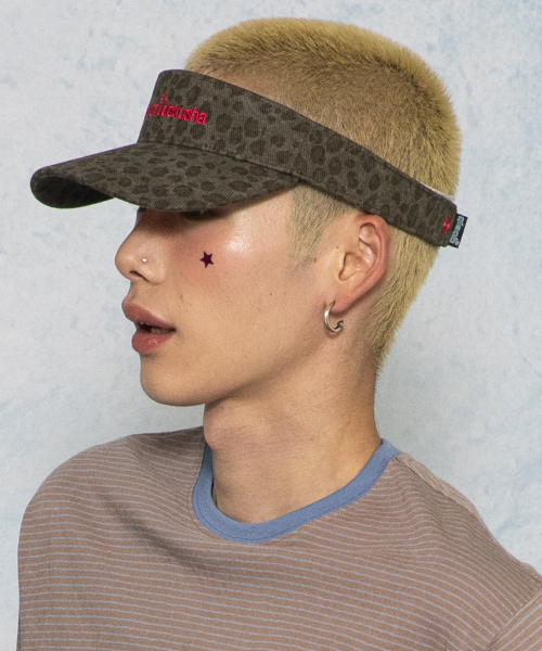 GC080 네토 레오파드 선캡 (CHARCOAL GRAY)