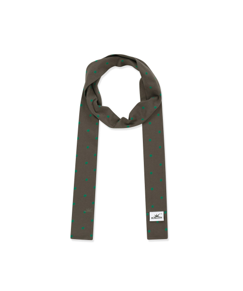 Pattern Scarf Brown
