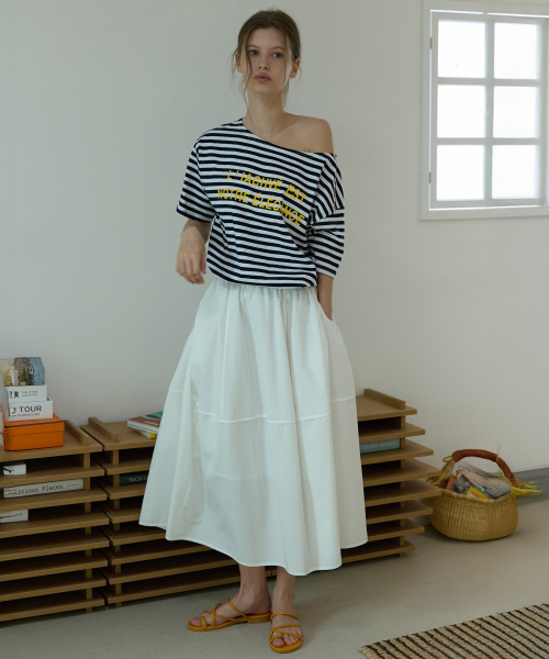 Balloon rc skirt Ivory