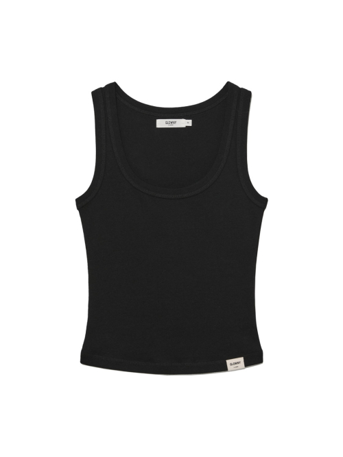 G CLASSIC SCOOP NECK SLEEVELESS (BLACK)