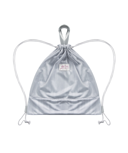 DRAW STRING BAG / LIGHT GRAY
