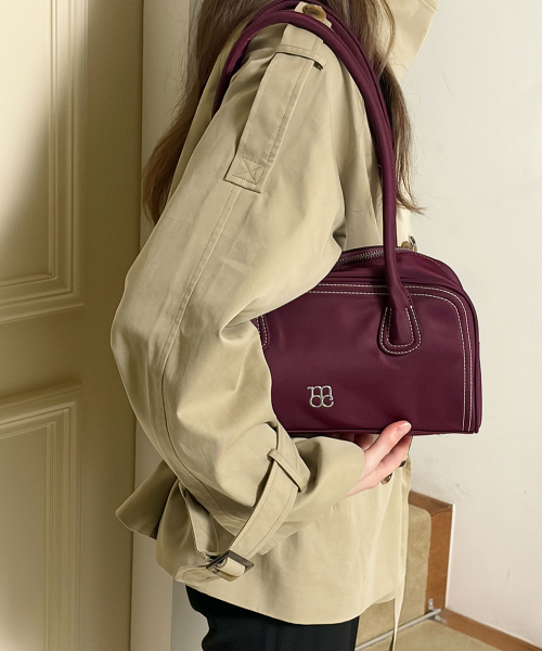 PIANA Pieona Stitch Baguette Shoulder Bags_4colors