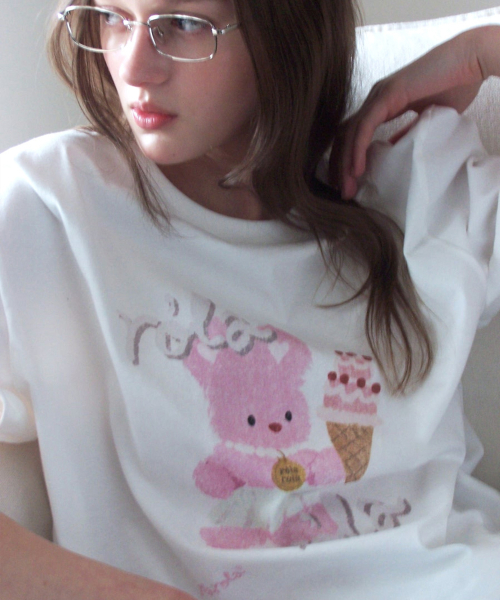 RORABBIT FRIENDS T-SHIRT WHITE