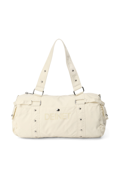 LOGO DUFFLE MINI BAG IN LIGHT YELLOW