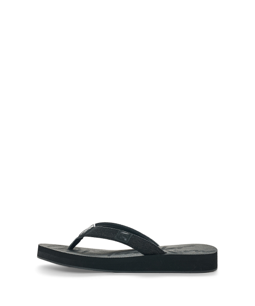 MATIN DENIM LOOP FLIP FLOP IN BLACK