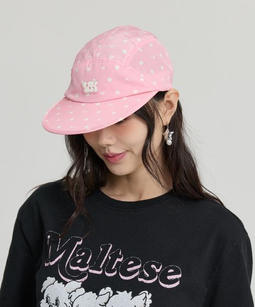 Dolphin Dot Duck Cap PINK