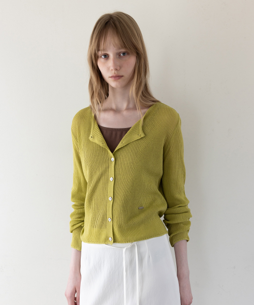 Linen Air Crop Cardigan_3colors