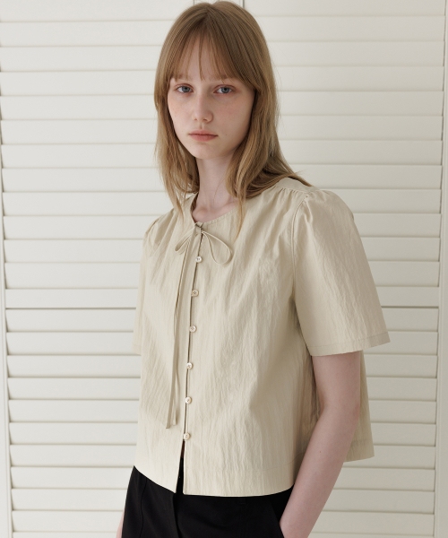 Marie Half-Sleeve Blouse_2colors