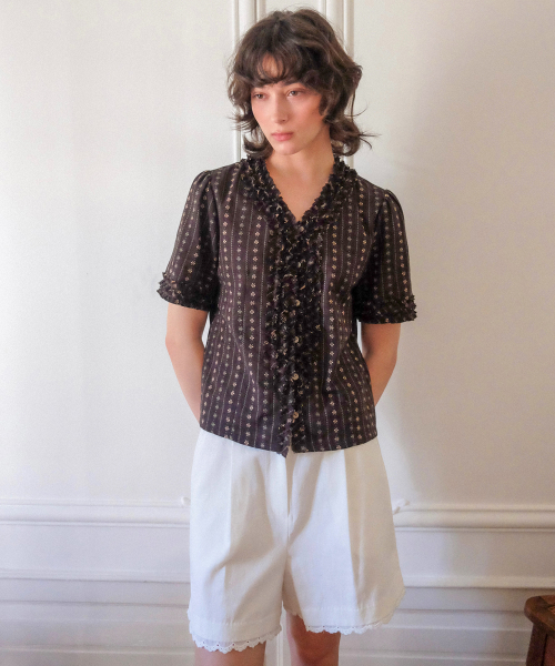 Rita Blouse_Dark Brown