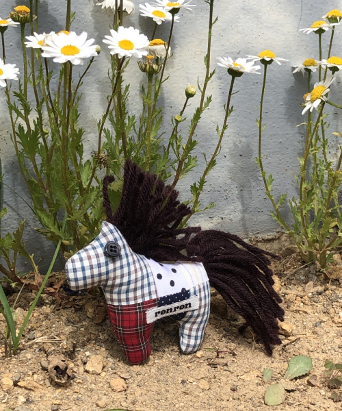 RR PATCHWORK PONY KEYRING