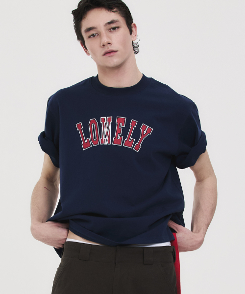 LONELY/LOVELY STRUCTURED T-SHIRT NAVY