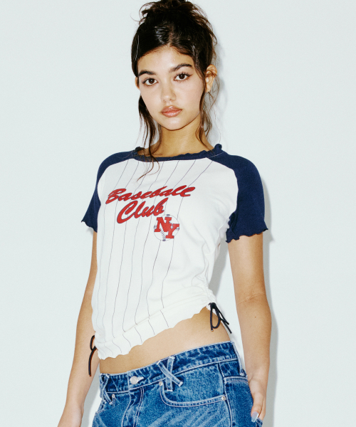 BASEBALL CLUB TEE NAVY