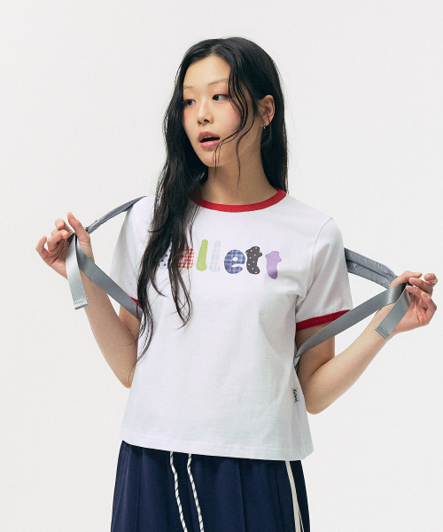 링거티셔츠 화이트