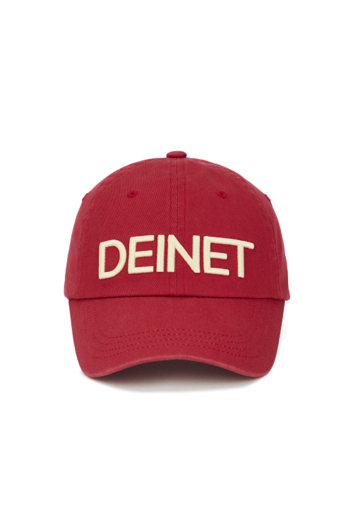 DEINET LOGO CAP IN BURGUNDY