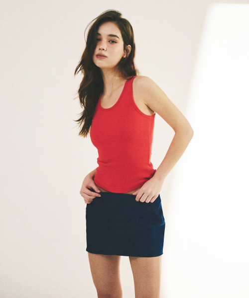 FIT RIB SLEEVELESS