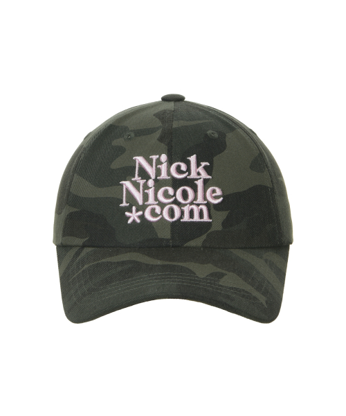 NN DOTCOM SIGNATURE BALL CAP_CAMO GREEN PINK