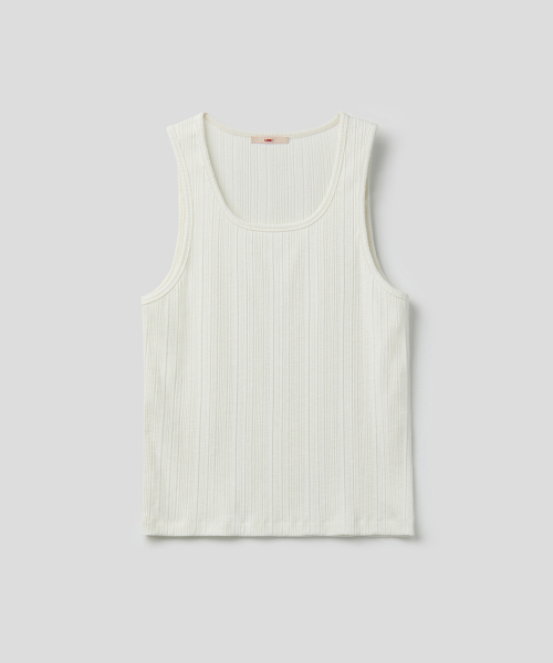 SQUARE CUT TANK (WHITE)