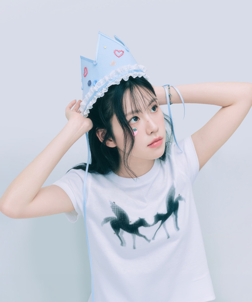 [YOON SOAP X DEINET] SLIM T-SHIRT IN WHITE