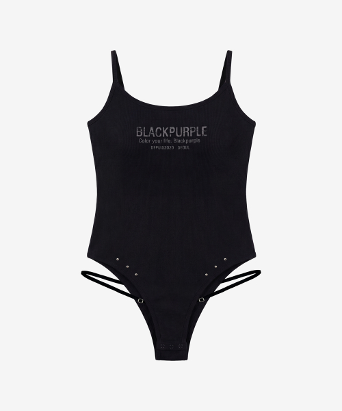 Cutout Body Suit_Black