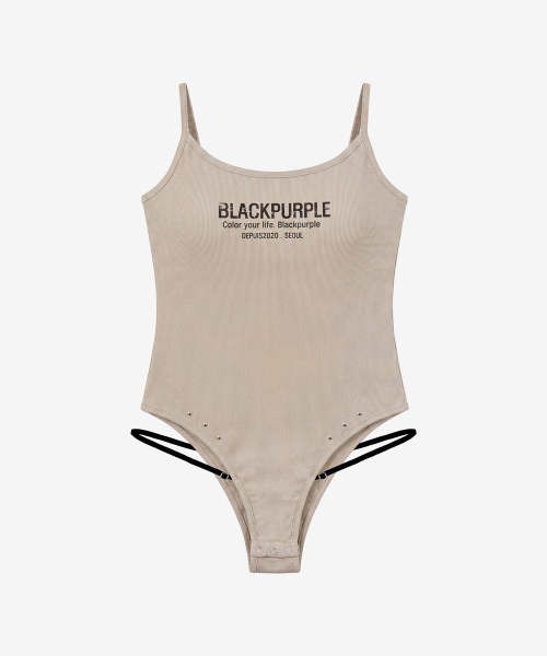 Cutout Body Suit_Beige