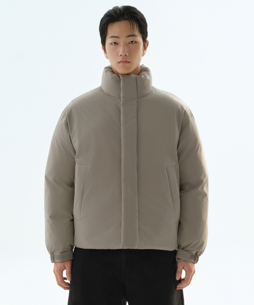 데일리 푸퍼 미니멀 숏 패딩 재킷