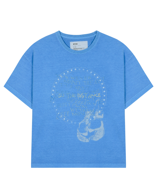 ROCKYSTAR VINTAGE OVERSIZED T-SHIRT / BLUE