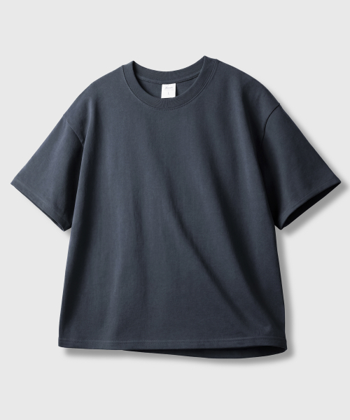Mens Crop Silket Short Sleeve Mudnavy KJST2709