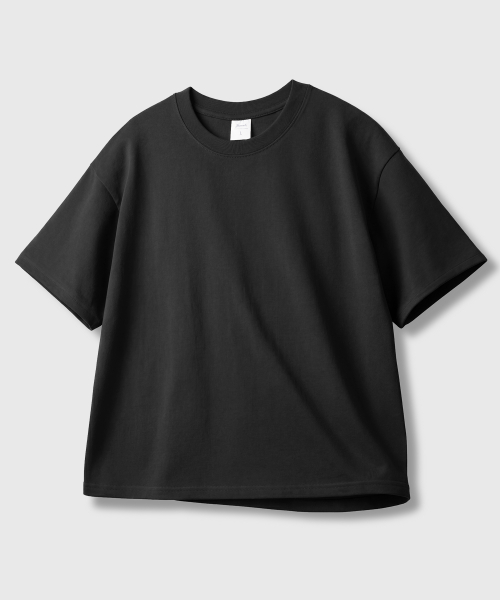 Mens Crop Silket Short Sleeve black KJST2709