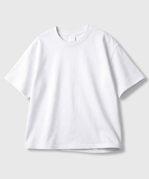 Mens Crop Silket Short Sleeve white KJST2709