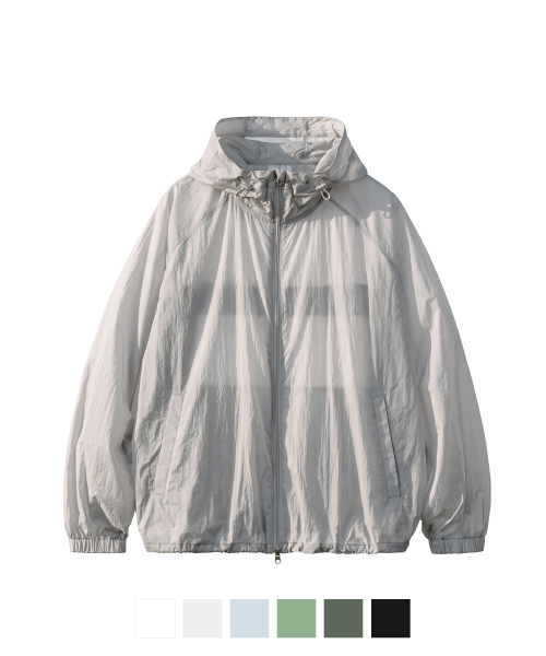 Airy Seer Jacket Lightgray ISOT2684