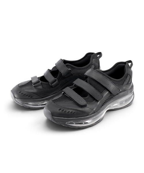 Songe Songe X Yase 3-Strap Airsole Mary Jane Black