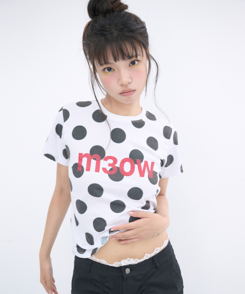 M3OW SLIM DOT T SHIRT