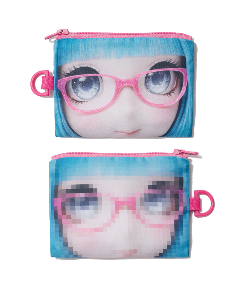 CAT GIRL CARD WALLET - MINT