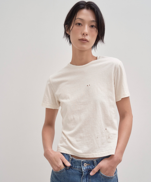 Vintage-Distress Tee_2color