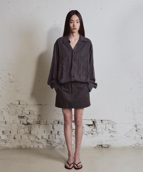 Shirt Mini Dress_2color