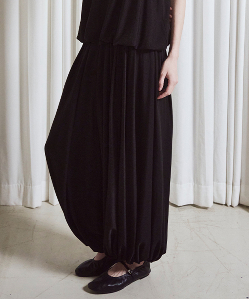 Pleated Balloon Pants_2color