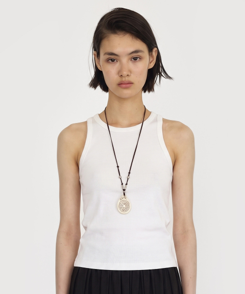 Ethnic Bone Pendant Necklace