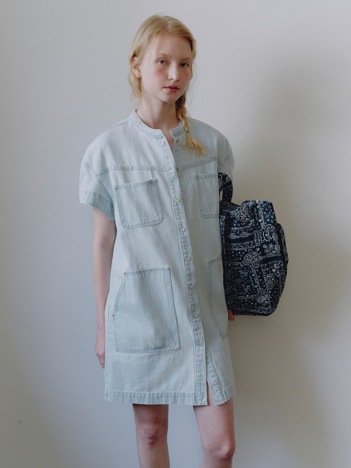 Fluid Denim Mini Dress MU2634OP308M