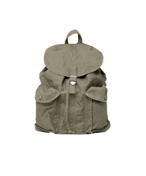 Washed Backpack, Olive Grey