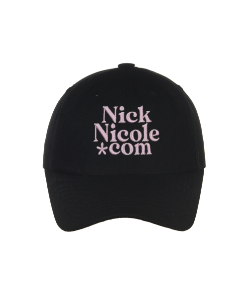 NN DOTCOM SIGNATURE BALL CAP_BLACK PINK