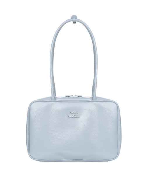 NICOLE LOGO MINIMAL SQUARE BAG_SORA