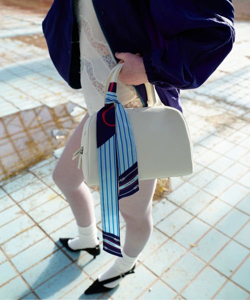 Stripe Twill Scarf_RCAJX26143BUX