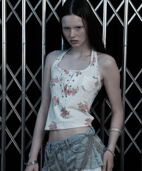 Flower Cathy halter top