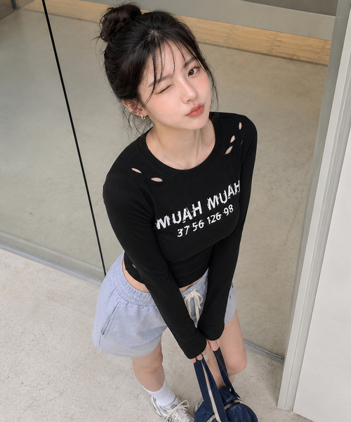 CRACK MUAH PRINTING LONG SLEEVE [BLACK]