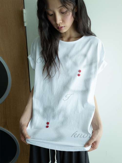 ANGEL BUTTON T (WHITE)