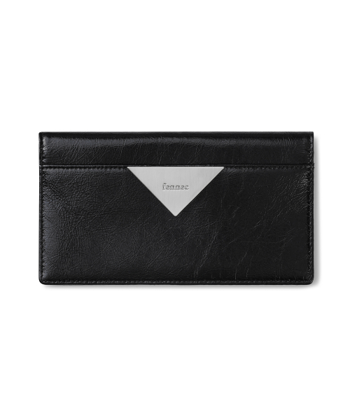 TRIANGLE SLIM WALLET - BLACK