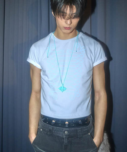 Binary Hussar T-Shirt_[Sky Blue]