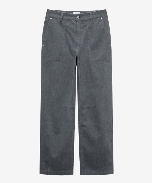 Puttig gray denim pants